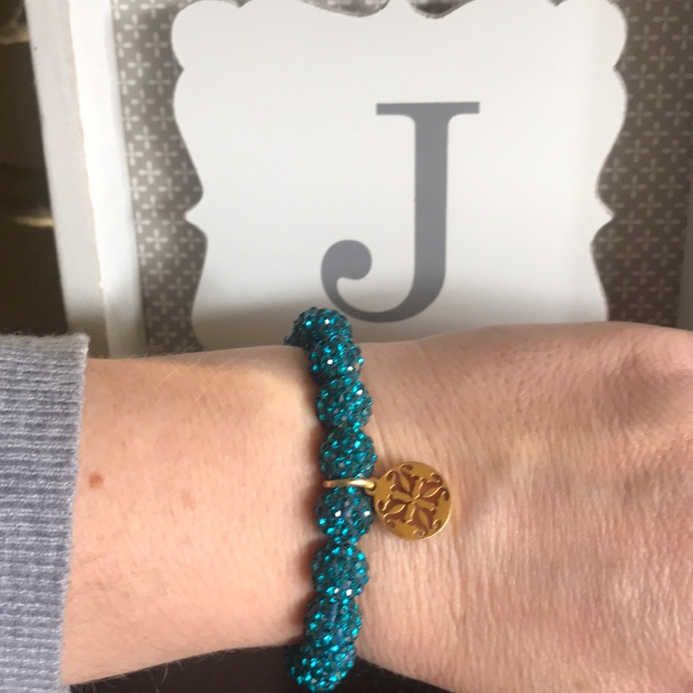 💙Aqua Rustic Cuff💙 - Picture 3 of 3